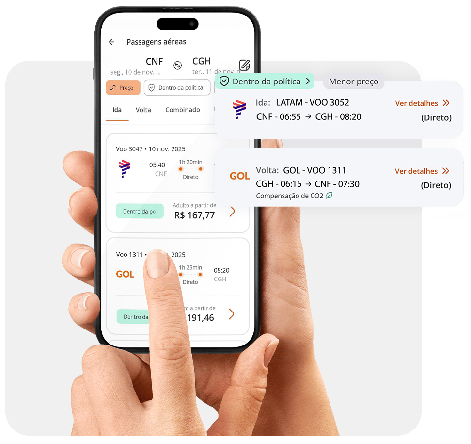 Redução de custos de viagens corporativas com inteligência artificial