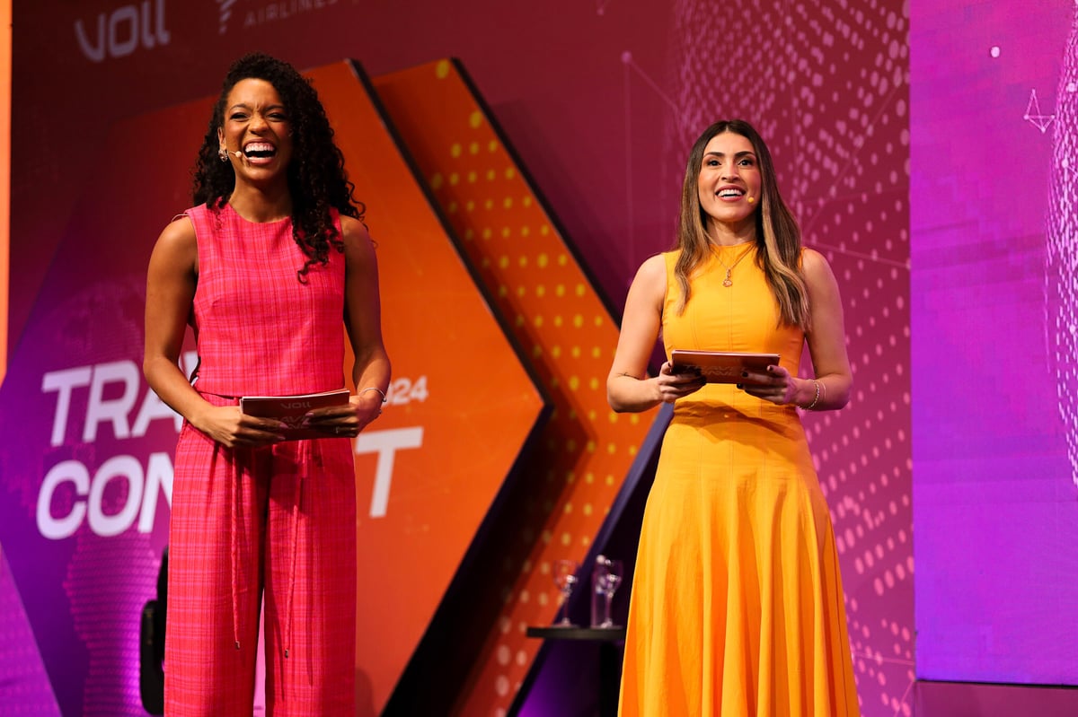 Jordana Souza e Camila Lobo, Mestres de cerimônia do Travel Connect 2024