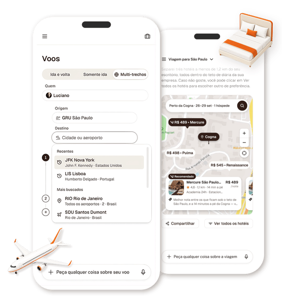 Hotel e Aereo Mockup Celular