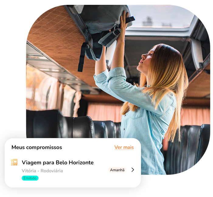 OBT self-booking com passagens rodoviárias online, no módulo de rodoviário online pelo app VOLL