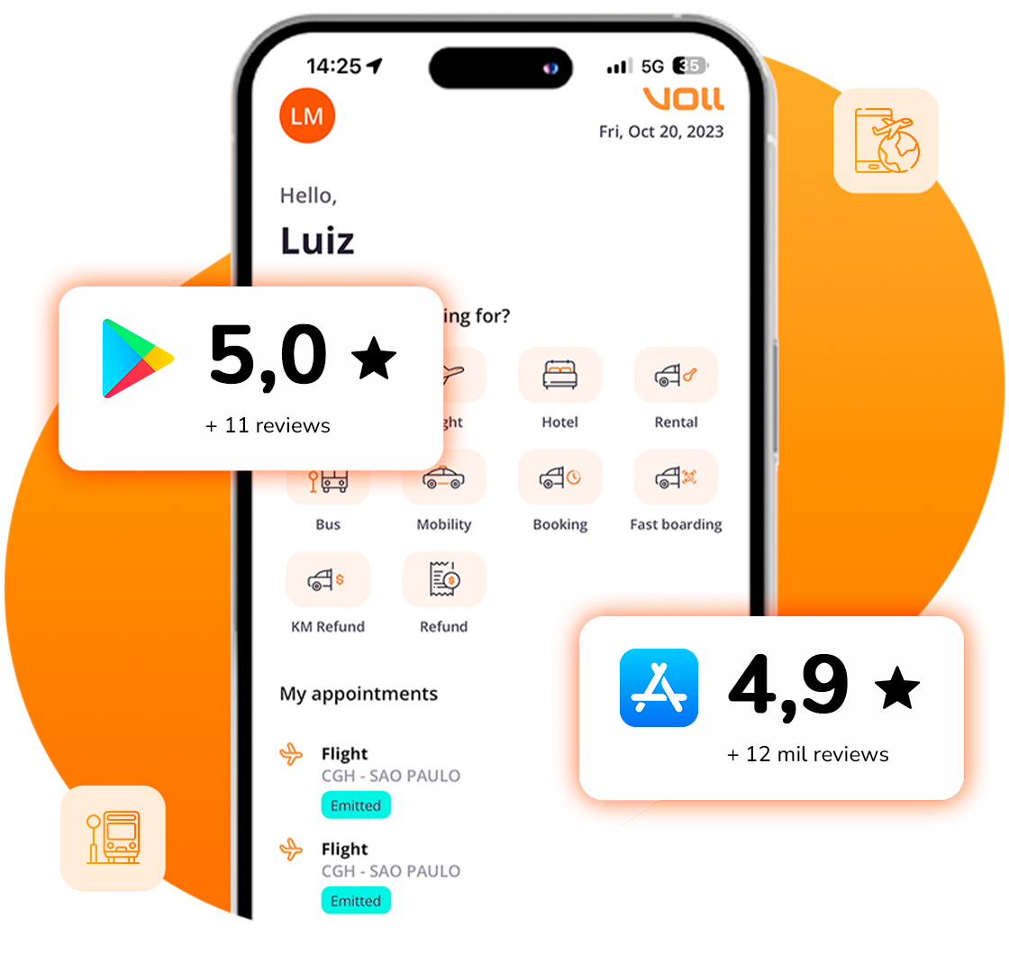 VOLL - Guarantee the satisfaction that only the largest corporate travel app can offer
