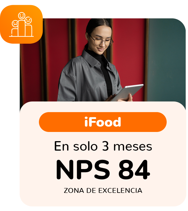 VOLL - iFood En solo 3 meses NPS 84