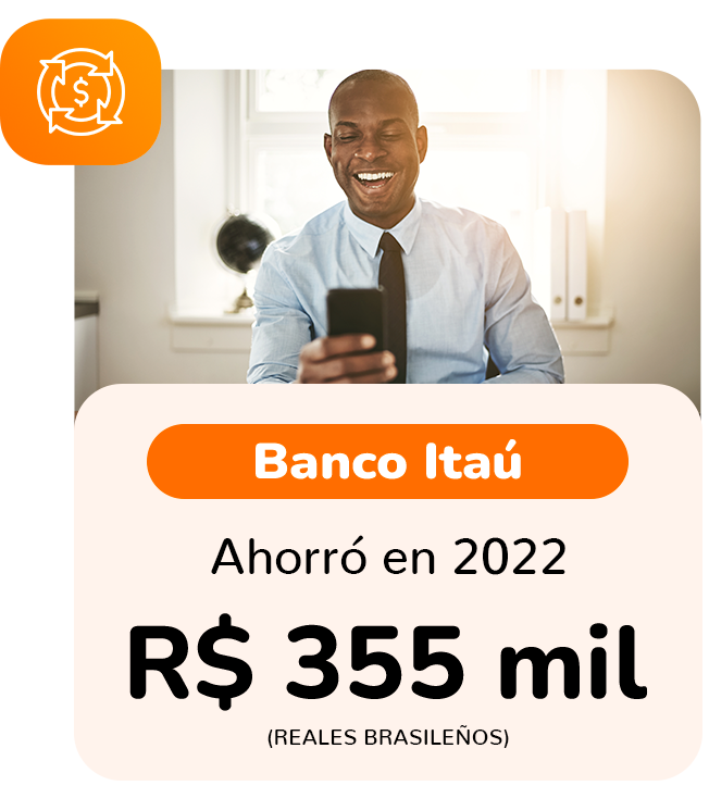 VOLL - Banco Itaú Ahorró 355 mil reales brasileños en 2022